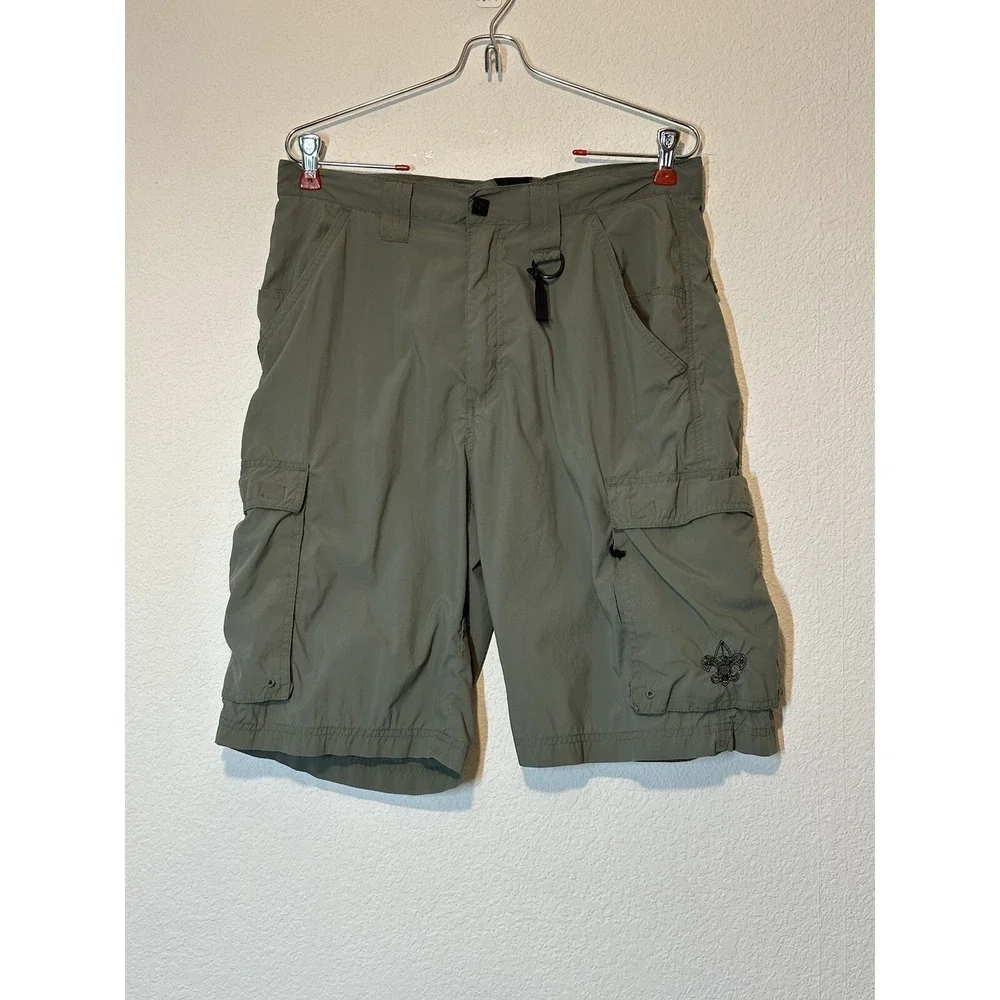 Boy Scouts of America Shorts Mens Small Cargo Nylon Uniform Outdoor Hiking‎